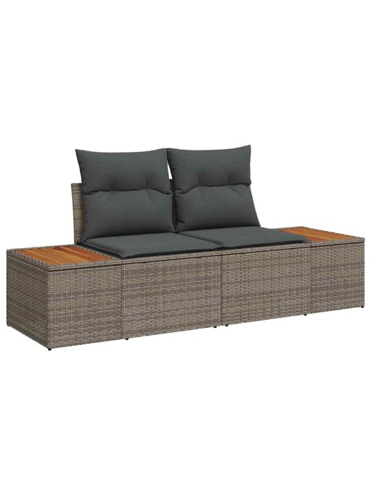 Aia söögilaudade komplekt 5 tk hall ja pruun 100 x 55 x 73 cm