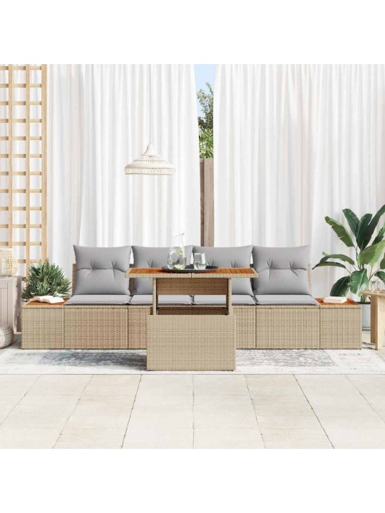 Aia söögilaudade komplekt 5 tk beež ja hall 100 x 55 x 73 cm