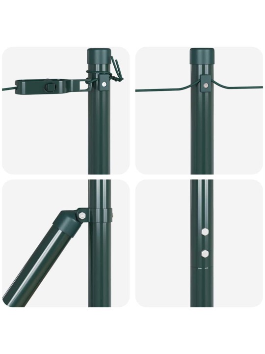 Aiapost 26 tk roheline 3.2 x 3.2 x 170 cm teras