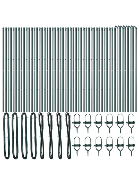 Aiapost 52 tk roheline 3.2 x 3.2 x 200 cm teras