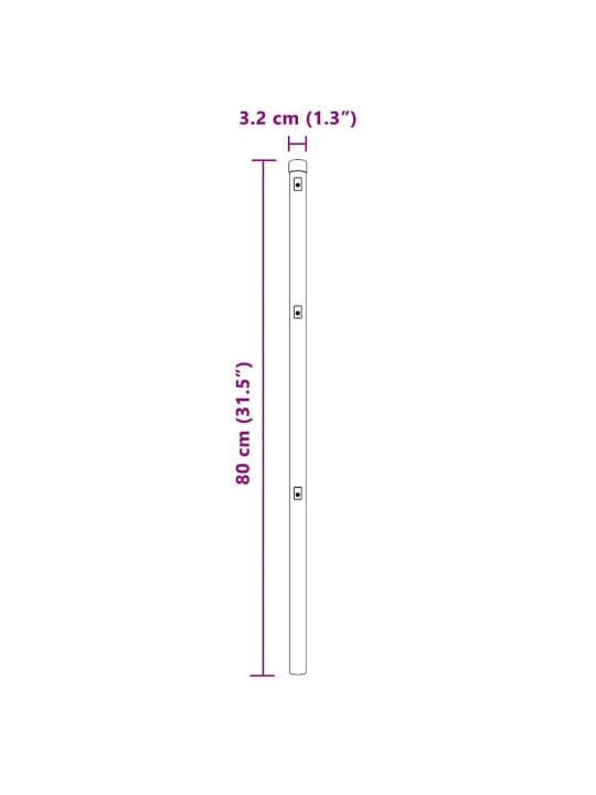 Aiapost 52 tk hall 3.2 x 3.2 x 80 cm teras