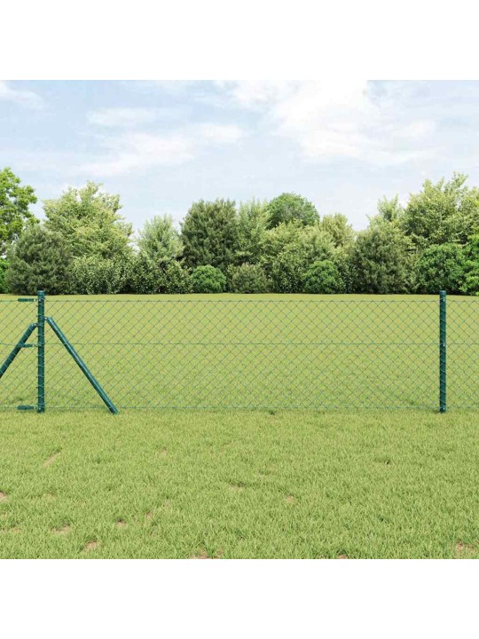 Ahela link aed postidega roheline 0.4 x 25 m teras
