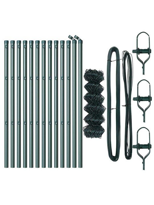 Ahela link aed postidega roheline 0.4 x 25 m teras