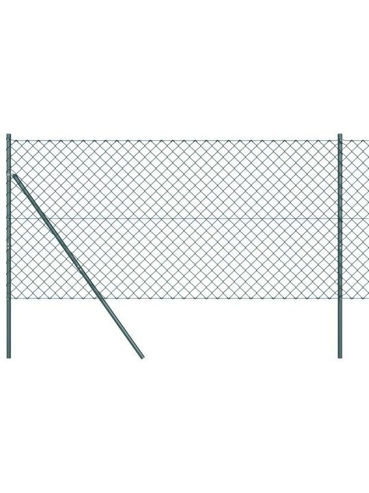 Ahela link aed postidega roheline 1.4 x 25 m teras