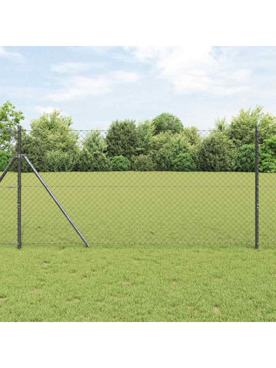 Ahela link aed postidega hall 1.2 x 10 m teras