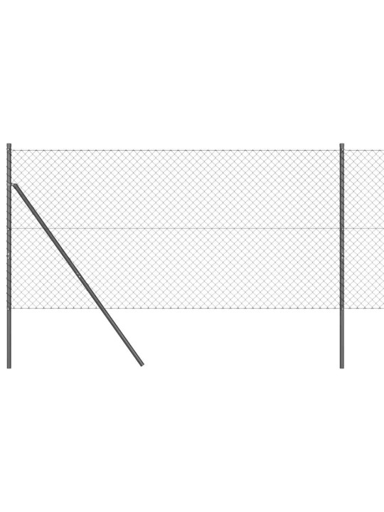 Ahela link aed postidega hall 1.2 x 10 m teras