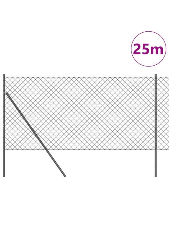 Ahela link aed postidega hall 1 x 25 m teras