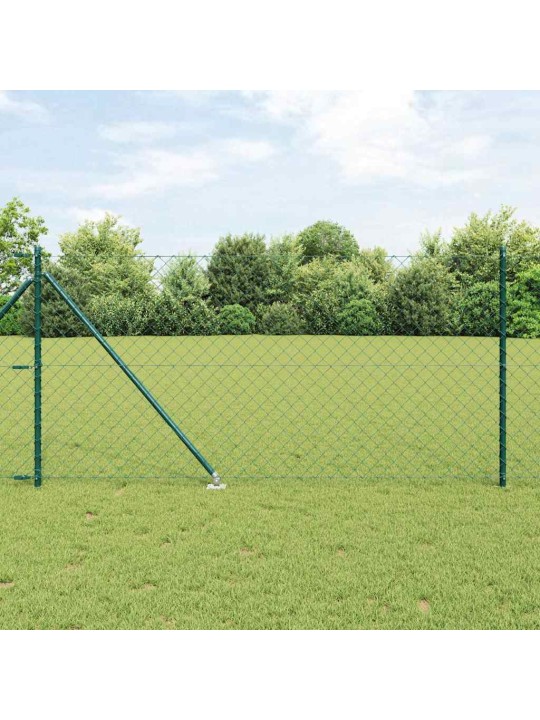 Ahela link aed postidega roheline 1 x 10 m teras