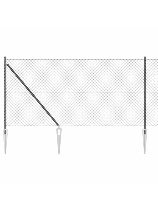 Ahela link aed postidega hall 1 x 25 m teras