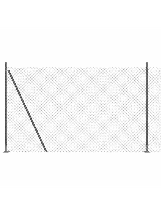Ahela link aed postidega hall 1.4 x 10 m teras
