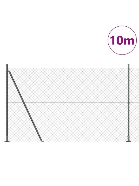 Ahela link aed postidega hall 1.4 x 10 m teras