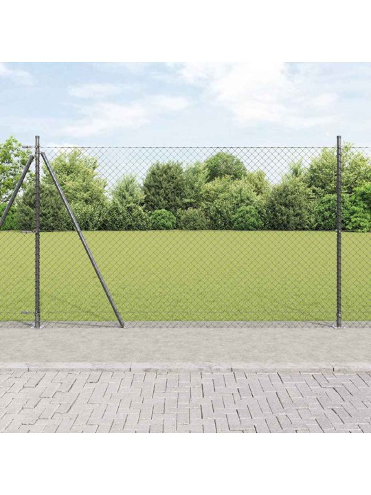 Ahela link aed postidega hall 1.5 x 10 m teras