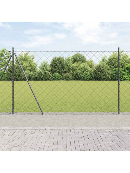 Ahela link aed postidega hall 1.6 x 10 m teras