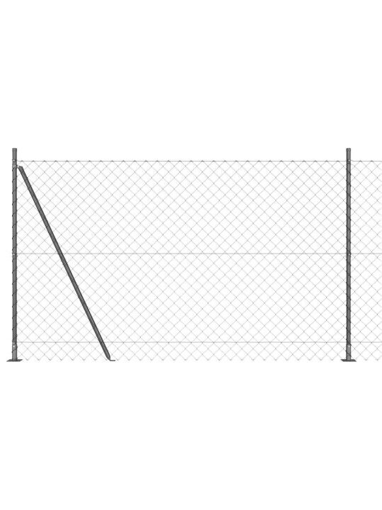 Ahela link aed postidega hall 1.6 x 10 m teras