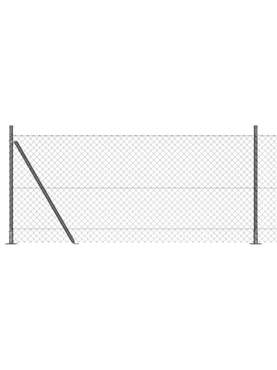 Ahela link aed postidega hall 1 x 25 m teras