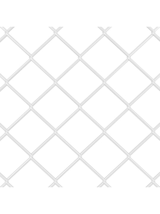 Ahela link aed postidega hõbedane 0.6 x 10 m teras