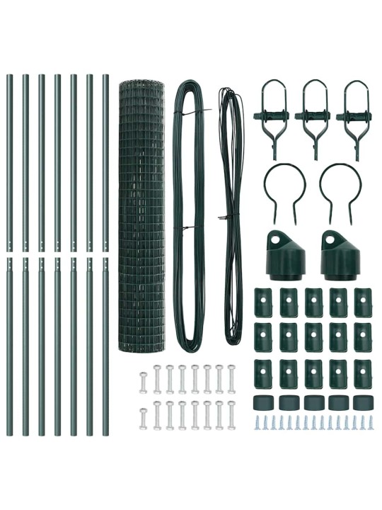 Aed koos postidega roheline 1.6 x 10 m teras