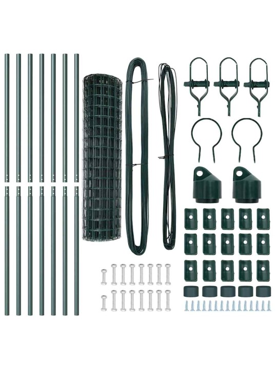 Aed koos postidega roheline 1.2 x 10 m teras