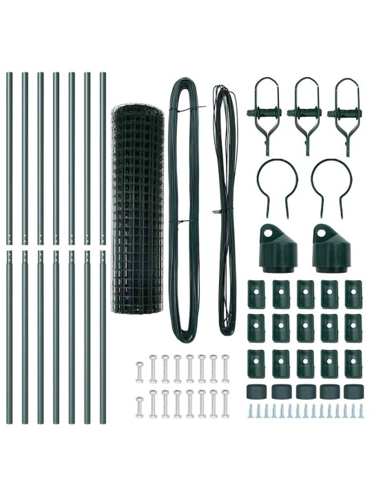 Aed koos postidega roheline 1.2 x 10 m teras