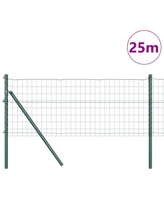 Aed koos postidega roheline 0.4 x 25 m teras