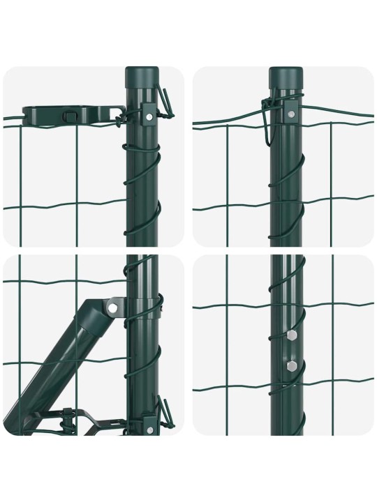 Aed koos postidega roheline 1.2 x 25 m teras