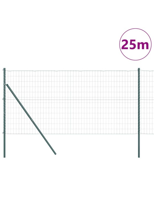 Aed koos postidega roheline 1 x 25 m teras