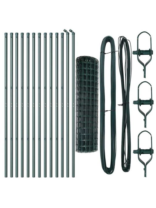 Aed koos postidega roheline 1 x 25 m teras