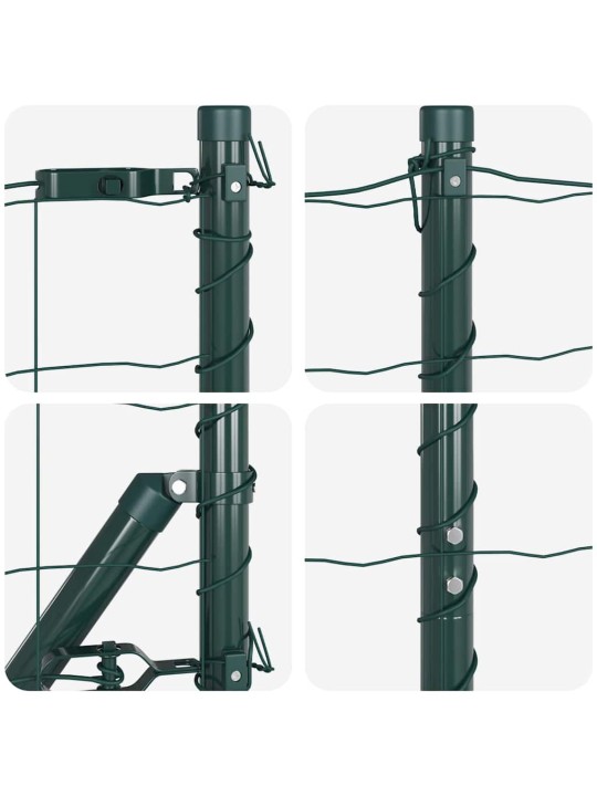 Aed koos postidega roheline 1 x 25 m teras