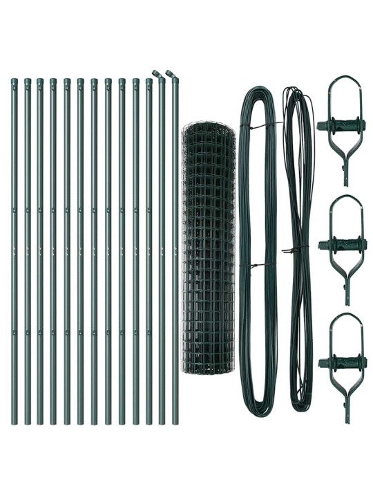 Aed koos postidega roheline 1 x 25 m teras