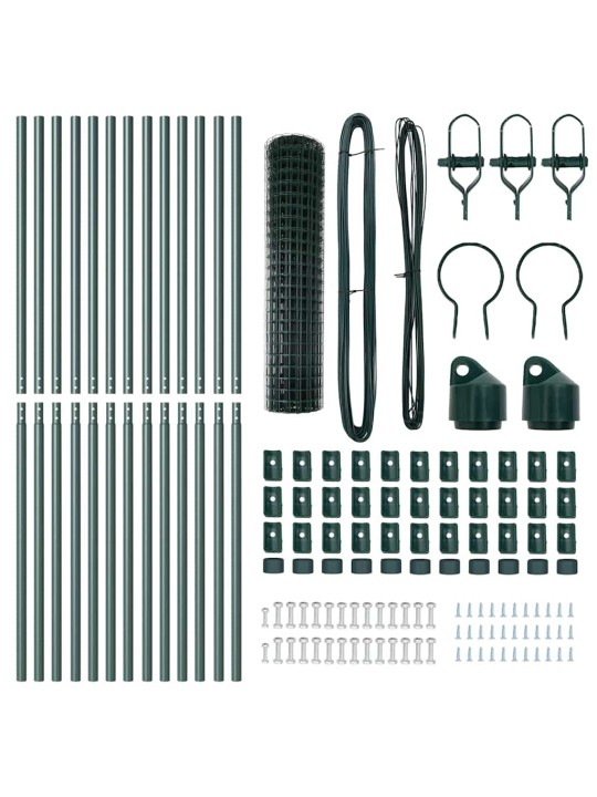 Aed koos postidega roheline 1 x 25 m teras