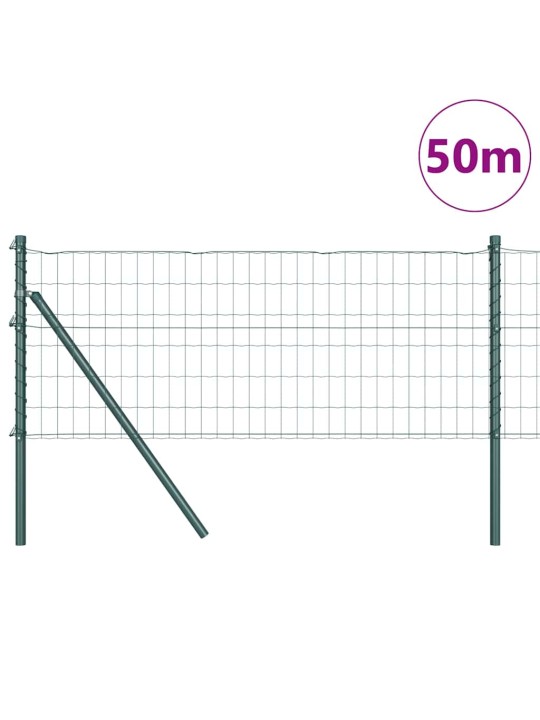 Aed koos postidega roheline 0.4 x 50 m teras
