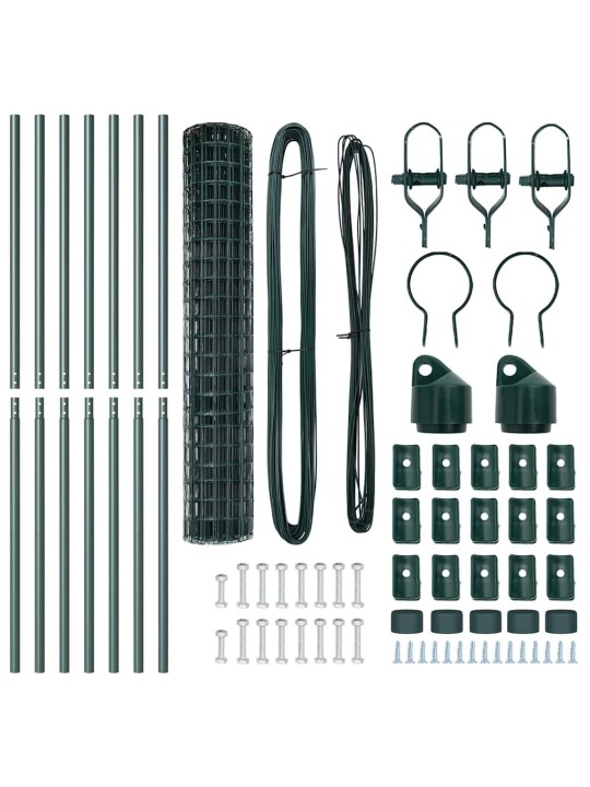 Aed koos postidega roheline 1.5 x 10 m teras