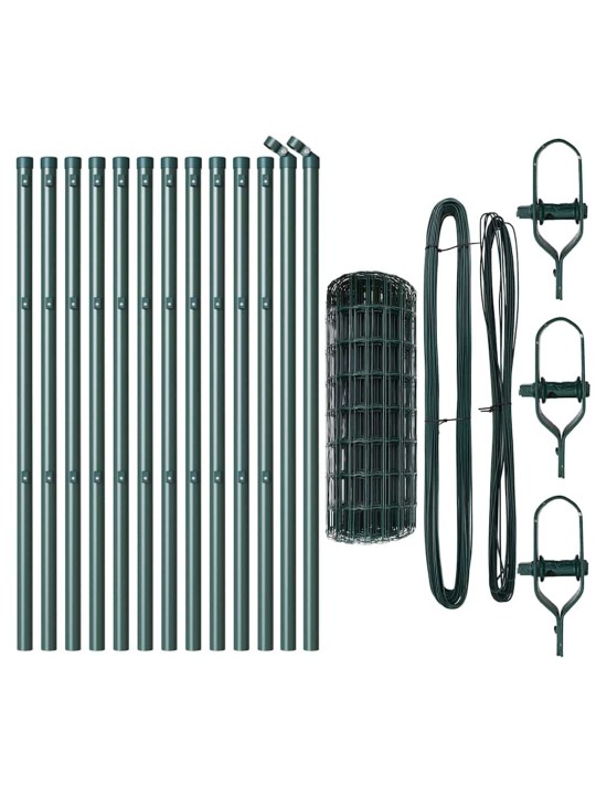 Aed koos postidega roheline 0.4 x 25 m teras