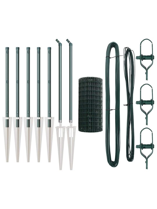 Aed koos postidega roheline 0.4 x 10 m teras