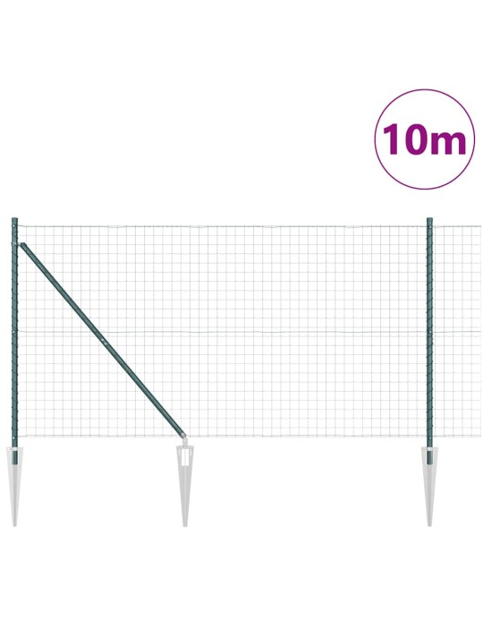 Aed koos postidega roheline 1.2 x 10 m teras