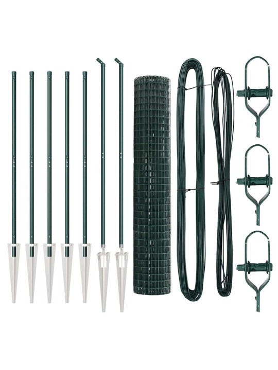 Aed koos postidega roheline 1.6 x 10 m teras