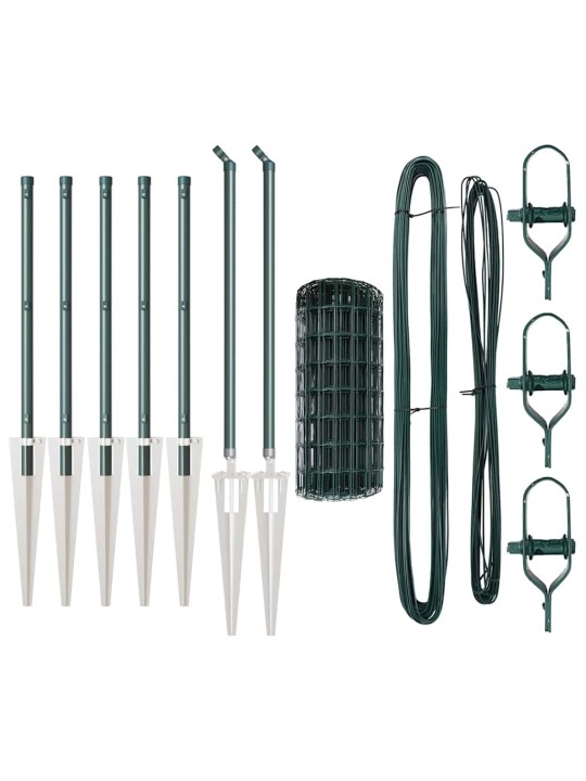 Aed koos postidega roheline 0.4 x 10 m teras