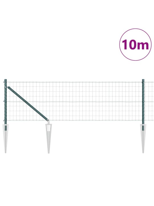Aed koos postidega roheline 0.8 x 10 m teras
