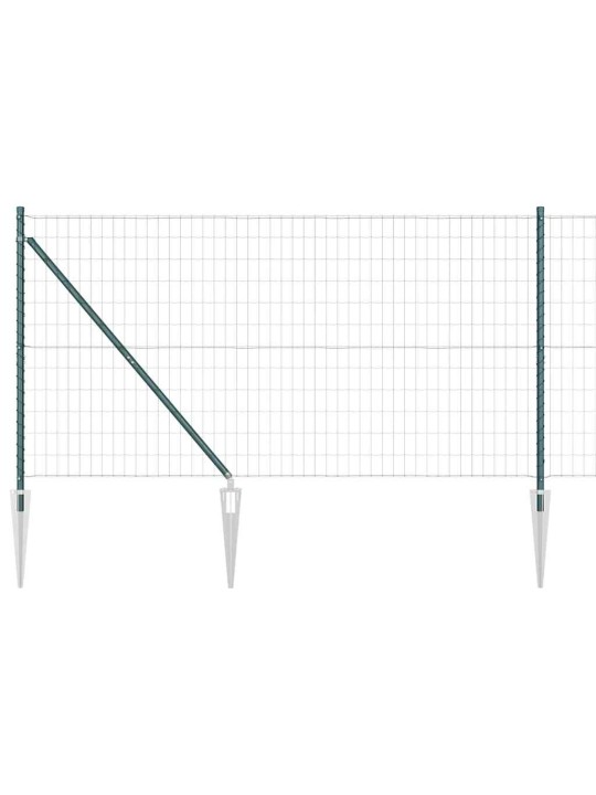 Aed koos postidega roheline 1.2 x 10 m teras