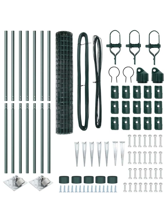 Aed koos postidega roheline 1.5 x 10 m teras