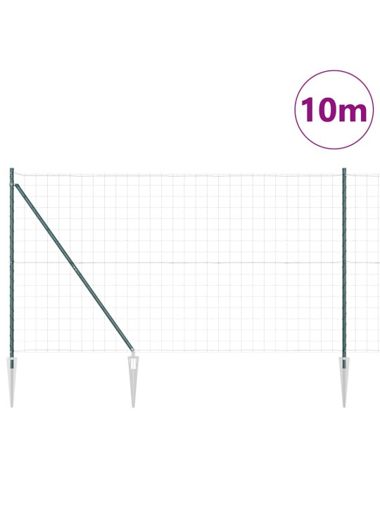 Aed koos postidega roheline 1.6 x 10 m teras