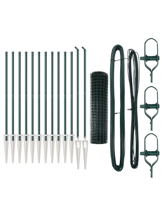 Aed koos postidega roheline 1 x 25 m teras