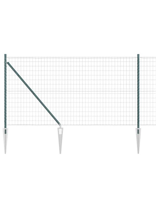 Aed koos postidega roheline 1 x 25 m teras