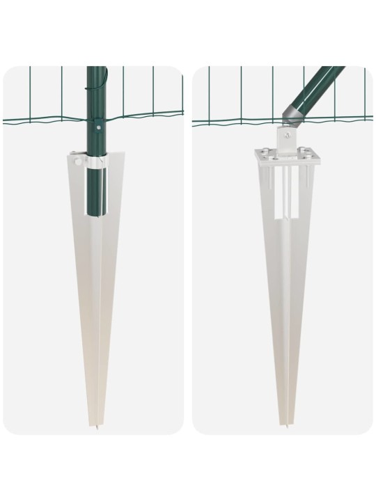 Aed koos postidega roheline 1 x 25 m teras