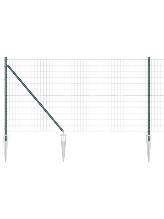 Aed koos postidega roheline 1 x 25 m teras