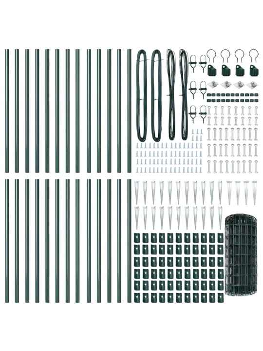 Aed koos postidega roheline 0.4 x 50 m teras