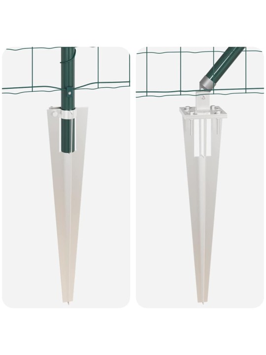 Aed koos postidega roheline 1 x 25 m teras