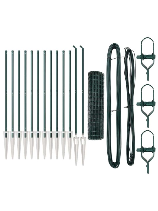 Aed koos postidega roheline 1 x 25 m teras