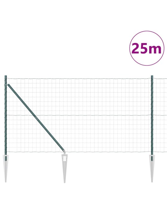 Aed koos postidega roheline 1 x 25 m teras