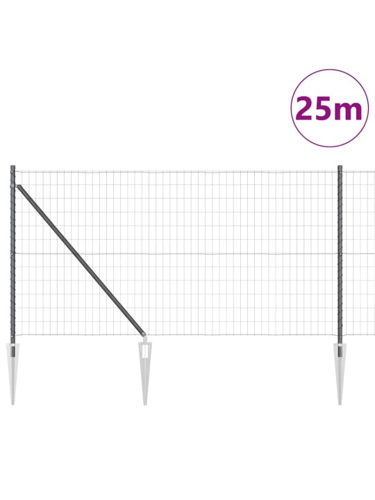 Aed koos postidega hall 1 x 25 m teras
